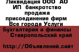 Ликвидация ООО, АО, ИП, банкротство, продажа, присоединение фирм - Все города Услуги » Бухгалтерия и финансы   . Ставропольский край